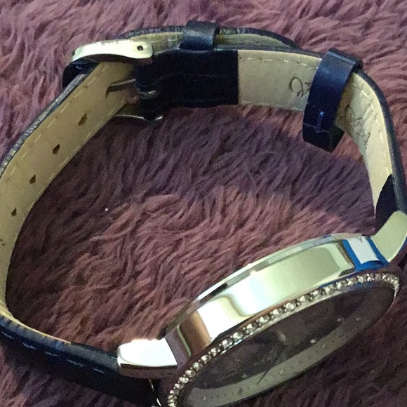 NEW Victoria Wieck Vintage & Navy Genuine Leather Strap Watch Watch - Picture 10 of 12